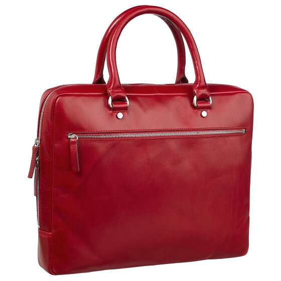 Leonhard Heyden Cambridge aktetas Leer 37 cm Laptopcompartiment