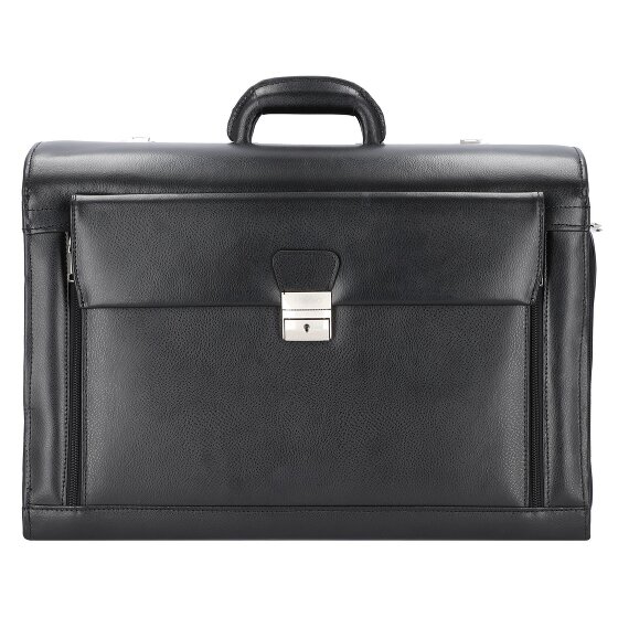 Alassio Leren pilotenkoffer 49 cm met laptopvak