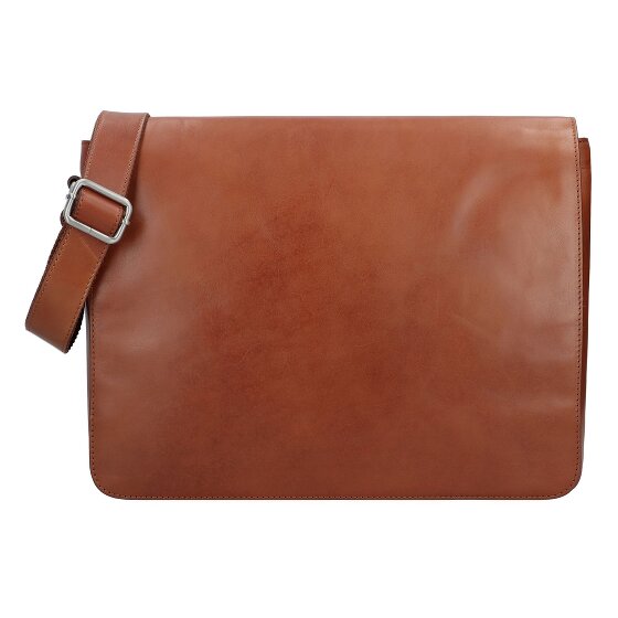 Leonhard Heyden Cambridge Messenger Leder 38 cm Laptopcompartiment