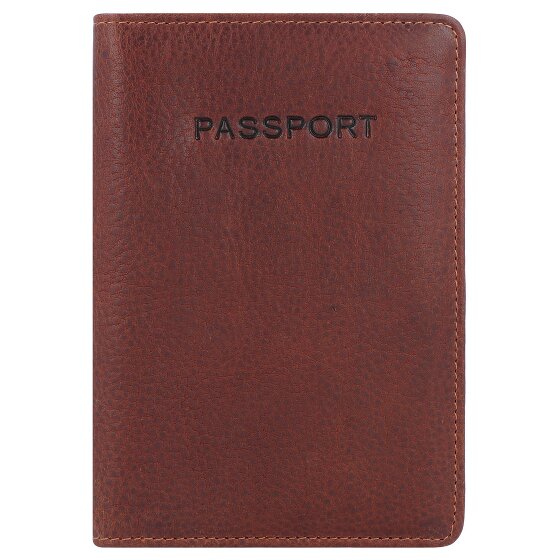 Burkely Antiek Avery Paspoortetui RFID Leer 10 cm