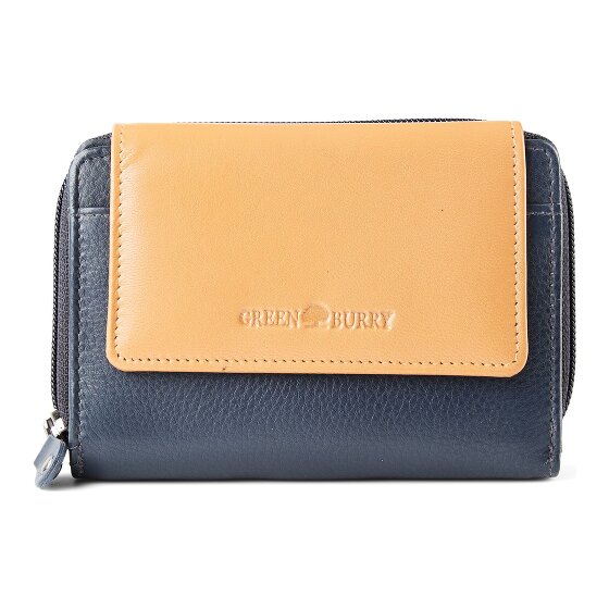 Greenburry Nappa Portemonnee RFID-bescherming Leer 14 cm