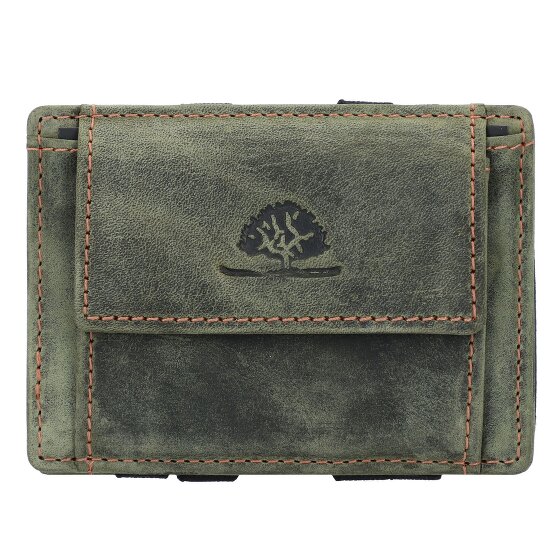 Greenburry Vintage Magische Portemonnee RFID Leer 10 cm