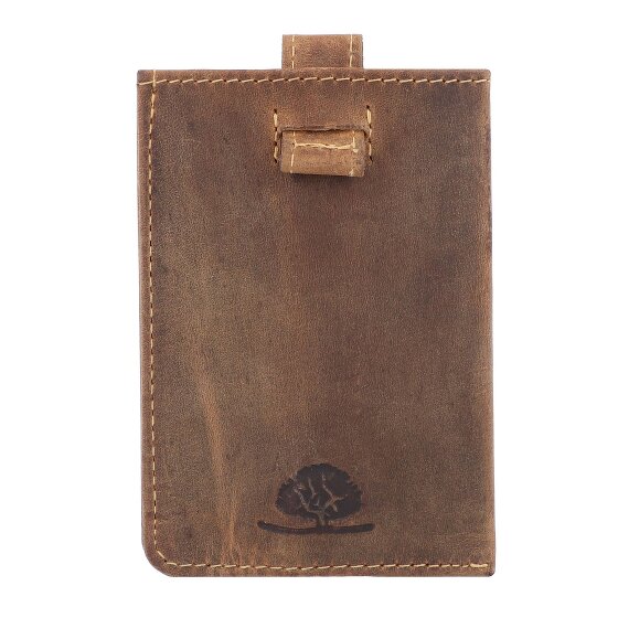 Greenburry Vintage visitekaart etui RFID leer 7 cm
