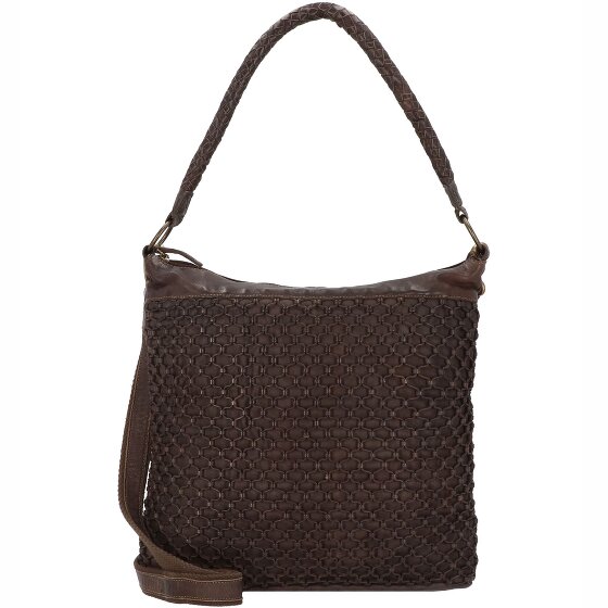 Greenland Nature Femi & Nine Leren Schoudertas 39 cm