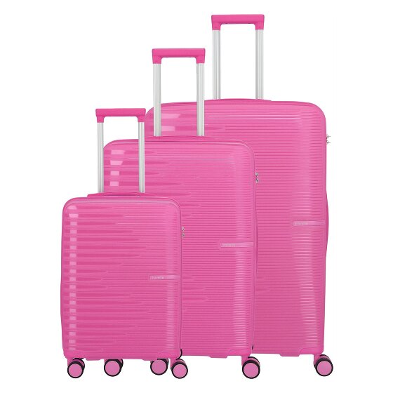 Travelite Pacific 4 wielen Kofferset 3-delig