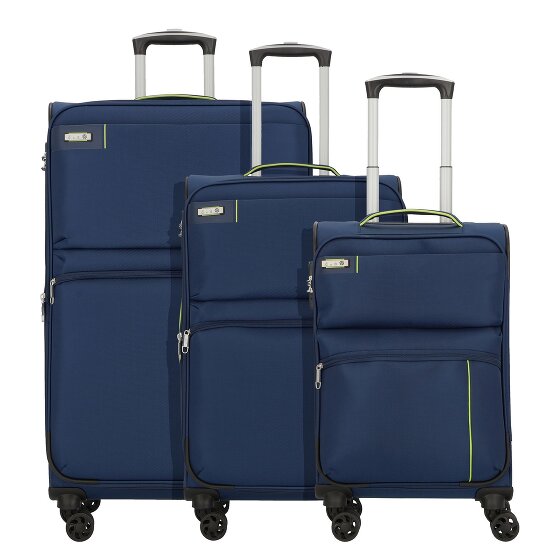 d&n Travel Line 6704 4 wielen Kofferset 3-delig
