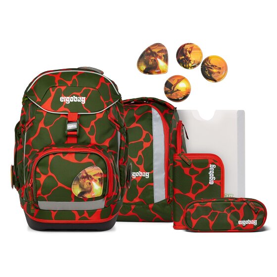 Ergobag Set rugzakken 6 st. incl. klittenbandset