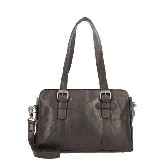 Spikes & Sparrow Schoudertas leer 34 cm