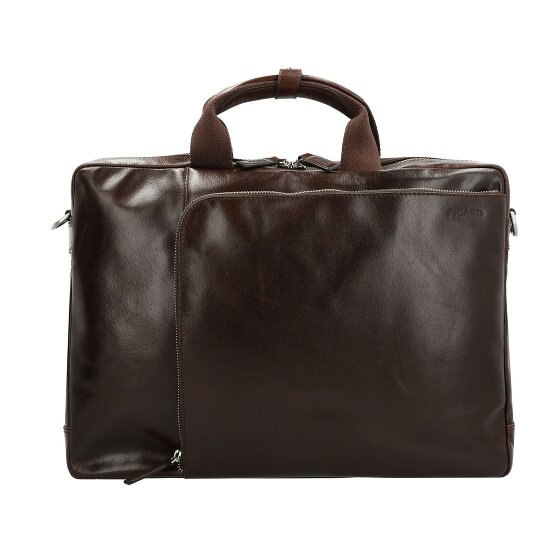 Picard Buddy Aktetas Messenger Leer 42 cm Laptop compartiment