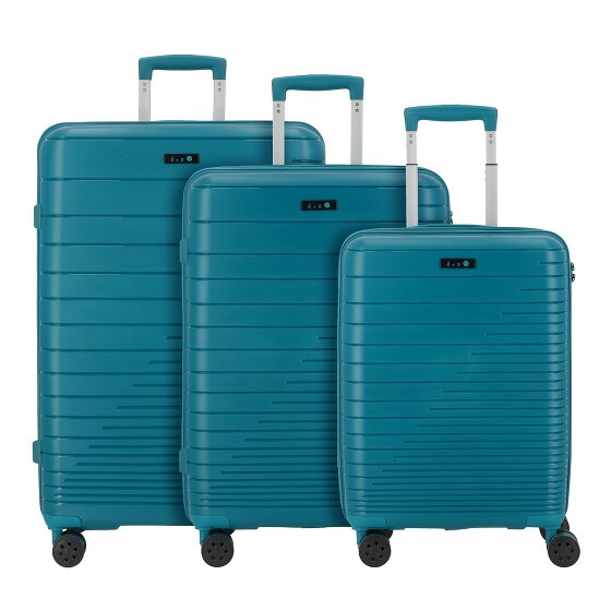 d&n Travel Line 4600 4 wielen Kofferset 3-delig