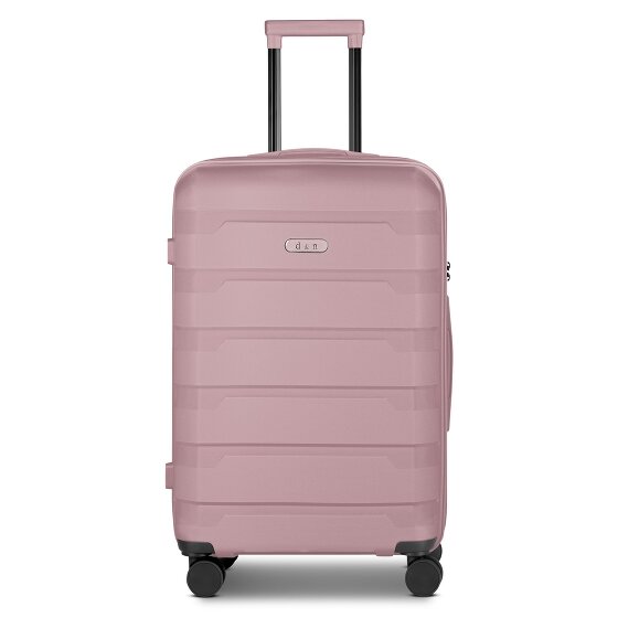 d&n South Dakota 4 wielen Trolley M 66 cm met uitbreidingsplooi