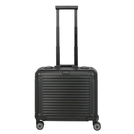 Travelite Next 4-wielige zakelijke trolley van Aluminium, 43 cm