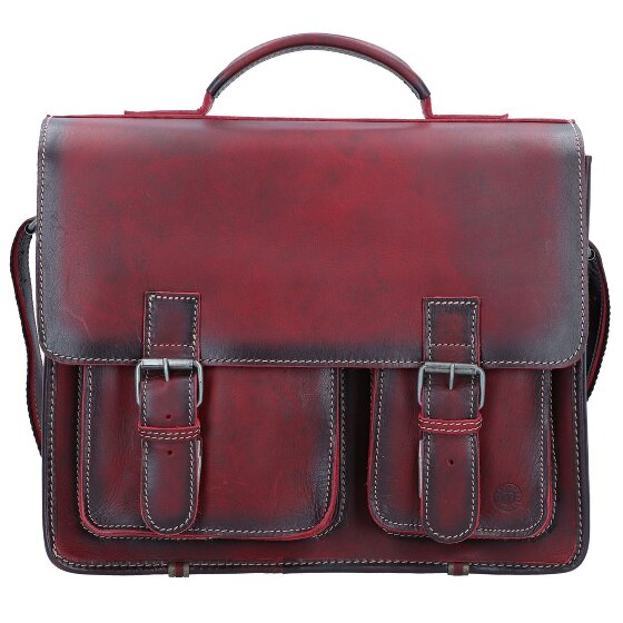 Greenburry Aktetas leer 39 cm