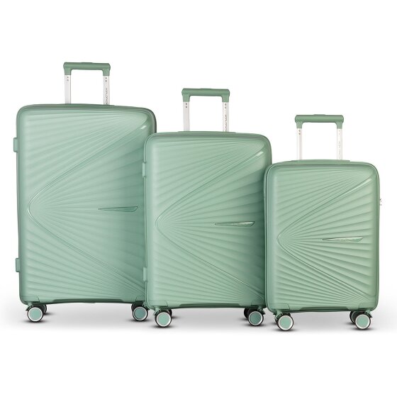 Worldpack Vegas 4 wielen Kofferset 3-delig