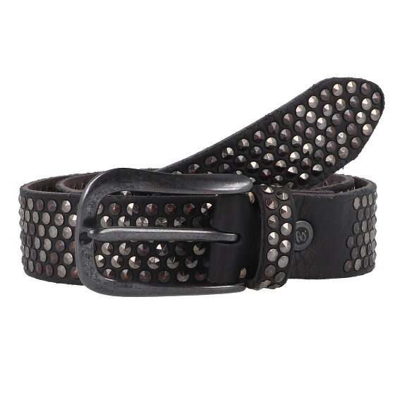 b.belt Studded riem leer