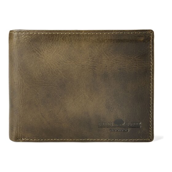 Greenburry Newport Portemonnee RFID-bescherming Leder 12 cm