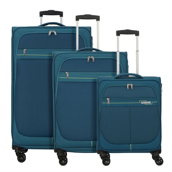 American Tourister Deep Dive 4 wielen Kofferset 3-delig met uitbreidingsplooi