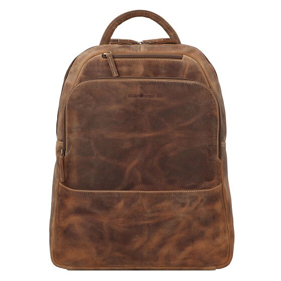 Greenburry Vintage Dagrugzak Leer 43 cm Laptop compartiment