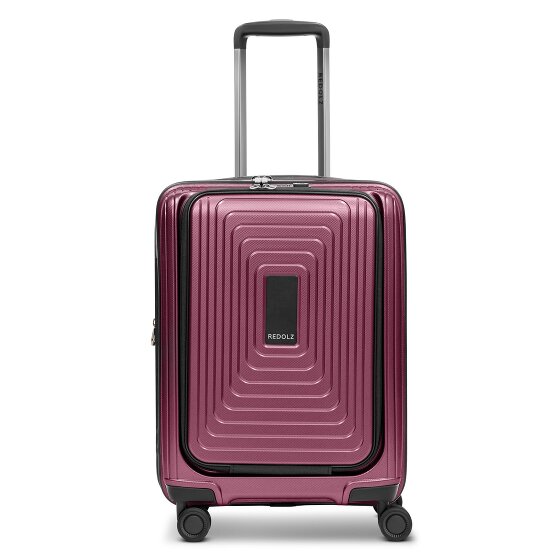 Redolz Essentials 14 4 wielen Cabinewagen S 55 cm Laptopvak met uitbreidingsplooi