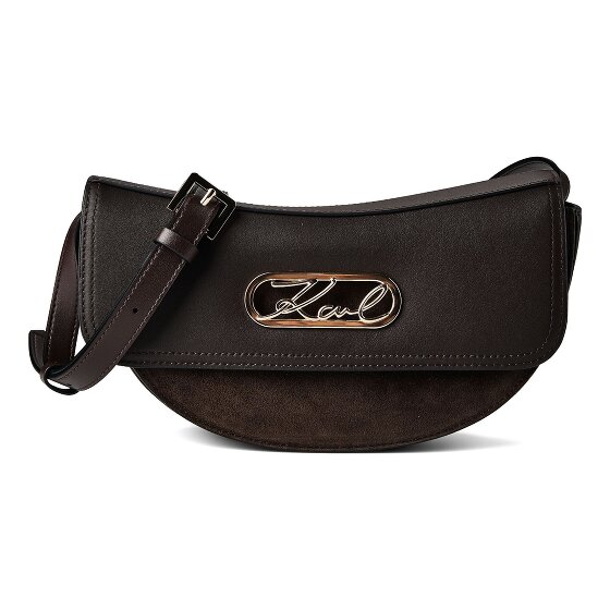 Karl Lagerfeld Signature Crossbody tas Leder 24.5 cm