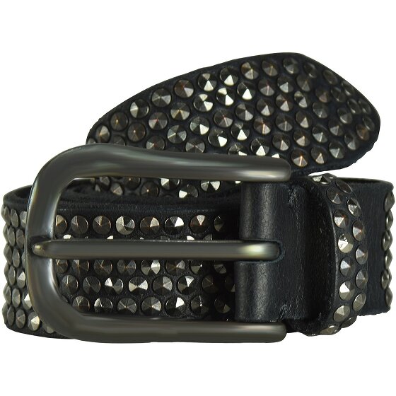 b.belt Studded belt leer 85 cm