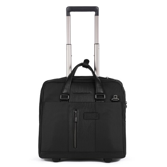 Piquadro Korte 2-wiel Business Trolley 40 cm laptopvak