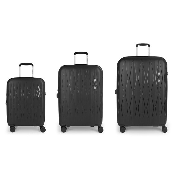 Gabol Infinity 4 wielen Kofferset 3-delig met uitbreidingsplooi