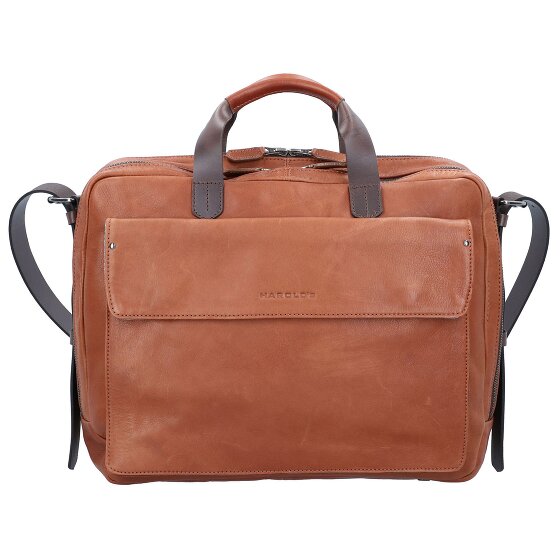 Harold's Ivy Lane Aktetas Leer 40 cm Laptopcompartiment