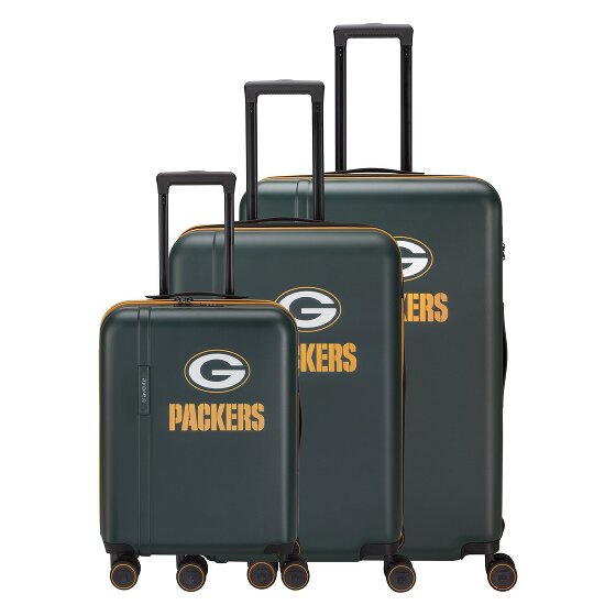Travelite travelite x NFL 4 wielen Kofferset 3-delig met uitbreidingsplooi