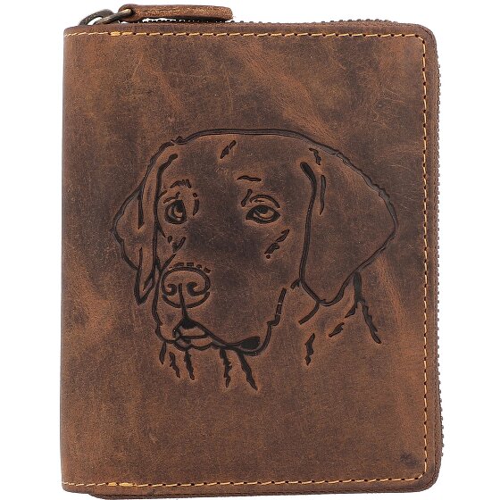 Greenburry Vintage Dierenriem Portemonnee Leer 10 cm