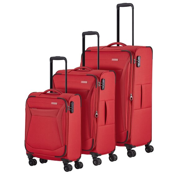 Travelite Chios 4 wielen Kofferset 3-delig met uitbreidingsplooi