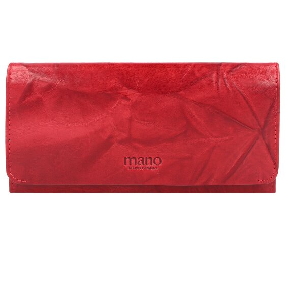 mano Donna Aurona Portemonnee RFID Leer 19 cm