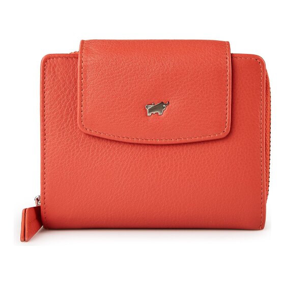 Braun Büffel Joy Portemonnee RFID-bescherming Leer 12 cm