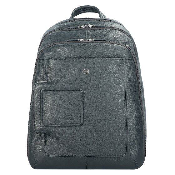 Piquadro Vibe Rugzak Leer 43 cm Laptopvak