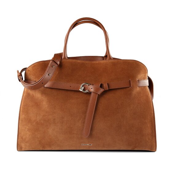 Coccinelle Sabine Suede Handtas Leer 43 cm