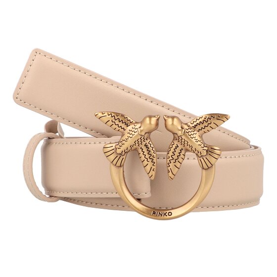 PINKO Love Berry Riem Leer
