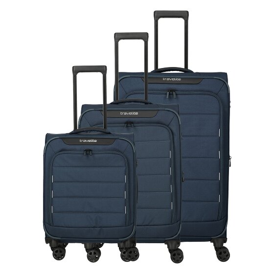 Travelite Skaii 4 wielen Kofferset 3-delig met uitbreidingsplooi