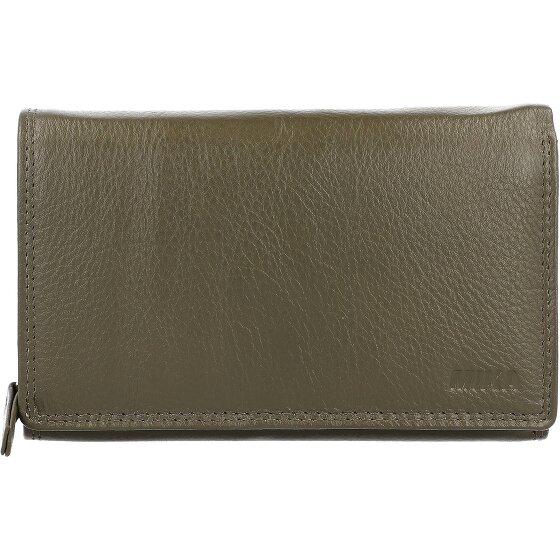 Mika Leren portemonnee 15 cm