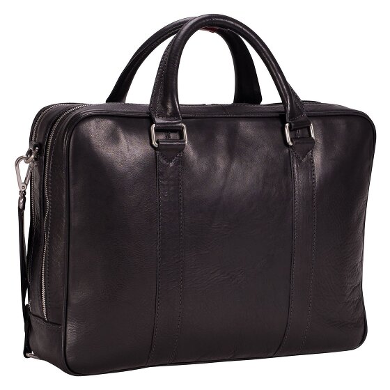 Leonhard Heyden Bergamo aktetas leer 41 cm Laptopvak