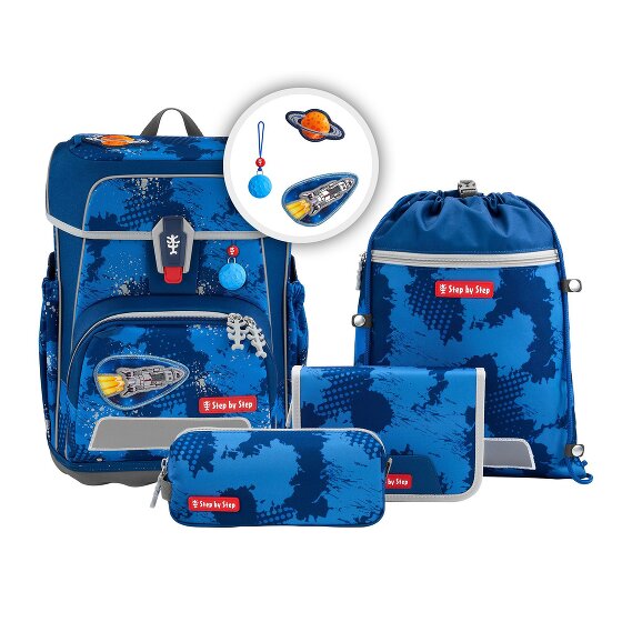 Step by Step Cloud Reflect Schooltas set 5-delig