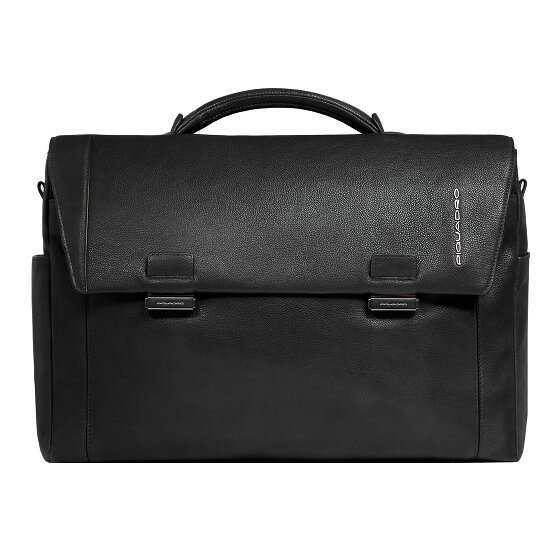 Piquadro Cronus Koffer Leer 31 cm Laptop compartiment