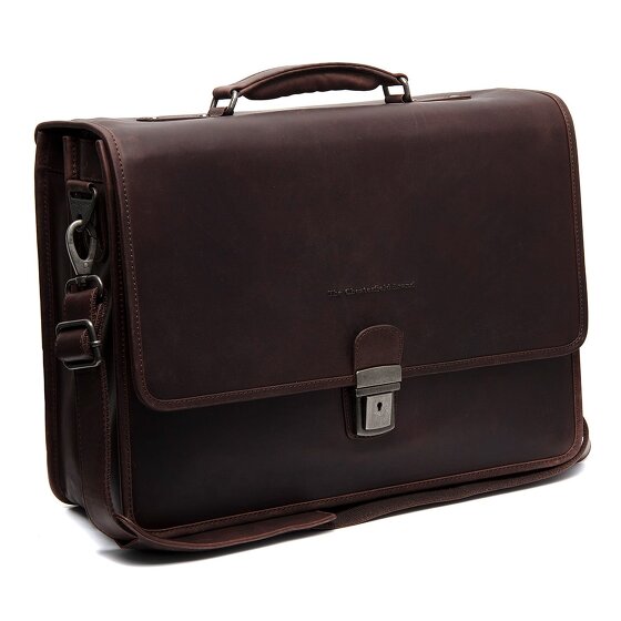 The Chesterfield Brand Glenwood Aktetas Messenger Leer 42 cm Laptop compartiment