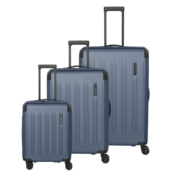 Travelite Dynamiic 4 wielen Kofferset 3-delig met uitbreidingsplooi