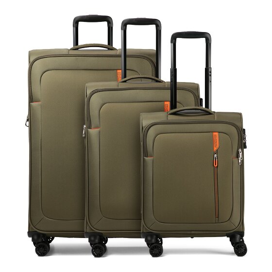 American Tourister Nitestream 4 wielen Kofferset 3-delig met uitbreidingsplooi
