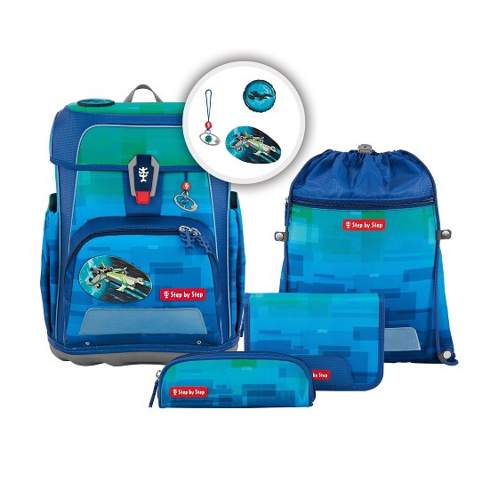 Step by Step Cloud Ocean Schooltas set