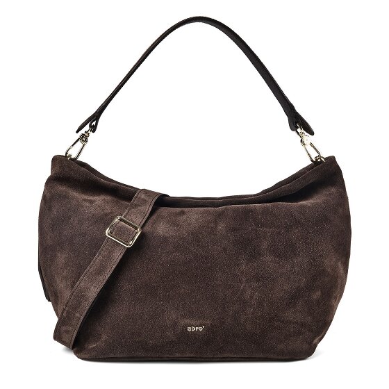abro Ebony Schoudertas Leder 39 cm