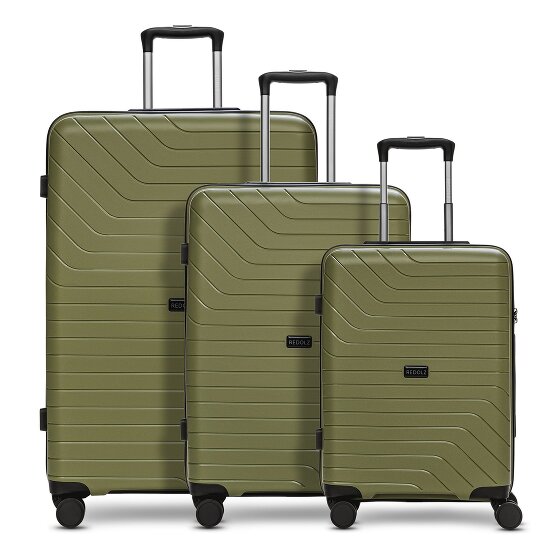Redolz Essentials 05 3-SET 4 wielen Kofferset 3-delig