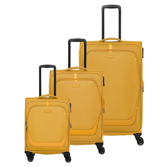 Travelite Umbria 4 wielen Kofferset 3-delig met uitbreidingsplooi