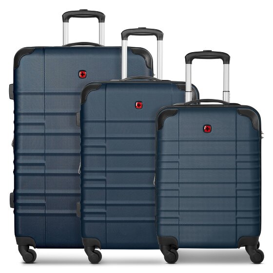 Wenger Amplar Evo 4 wielen Kofferset 3-delig met uitbreidingsplooi
