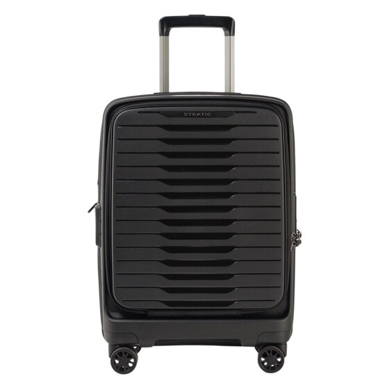 Stratic Novium 4 wielen Cabinewagen S 55 cm Laptop compartiment met uitbreidingsplooi